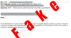 La DGT no envía Multas por Mail BULO