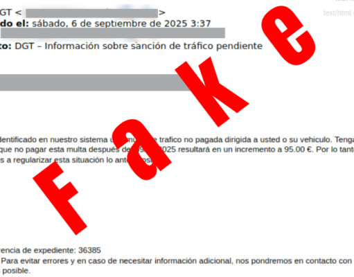 La DGT no envía Multas por Mail BULO